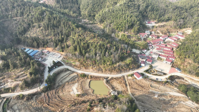 韶关南雄市邓坊镇上湖村田以梯田为主，平均海拔600多米。