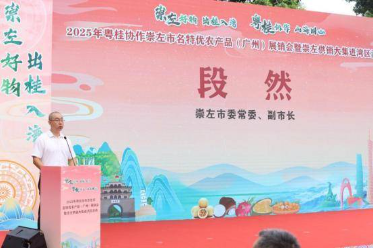 崇左市委常委、副市长段然致辞。